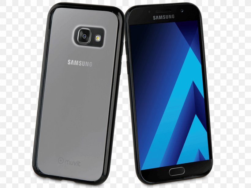 Smartphone Samsung Galaxy A3 (2017) Feature Phone Samsung Galaxy A5 (2017) Muvit Crystal Bump Cover IPhone, PNG, 1200x900px, Smartphone, Cellular Network, Communication Device, Electric Blue, Electronic Device Download Free