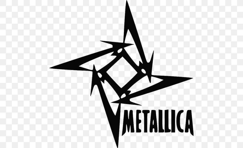 Metallica Logo Beyond Magnetic Decal, PNG, 500x500px, Watercolor, Cartoon, Flower, Frame, Heart Download Free