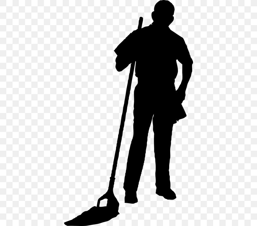 Cleaning Cleaner Janitor Clip Art, PNG, 412x720px, Cleaning, Black And White, Carpet Cleaning, Cleaner, Housekeeping Download Free