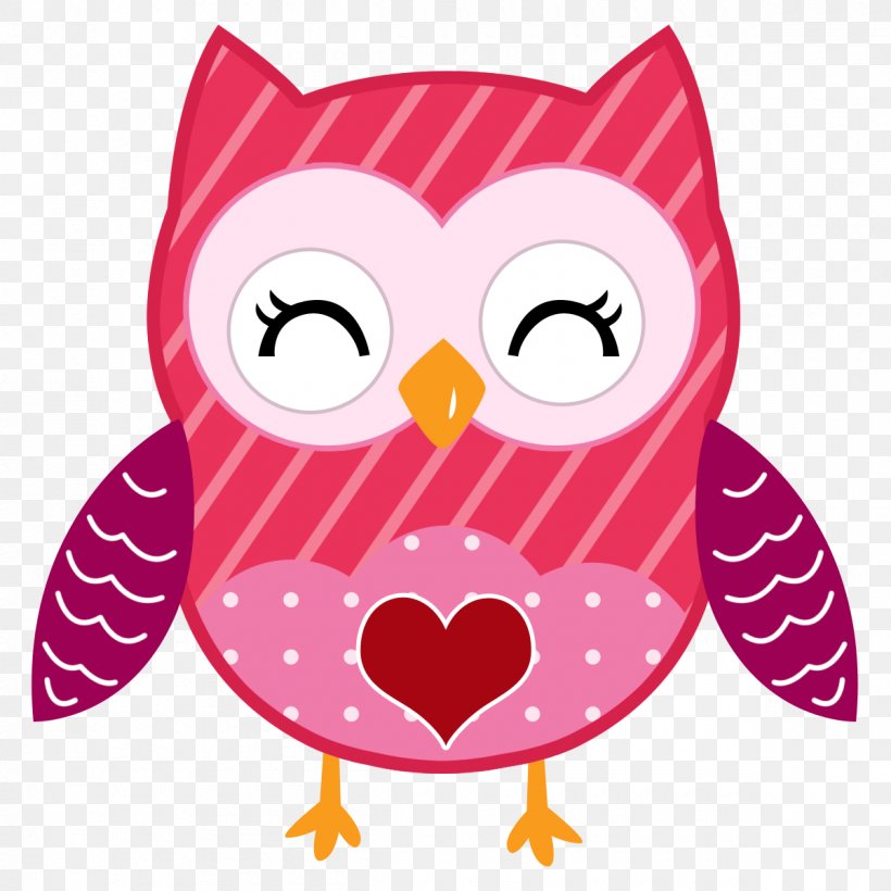Owl Valentine's Day Heart Clip Art, PNG, 1200x1200px, Owl, Beak, Bird, Bird Of Prey, Cartoon Download Free
