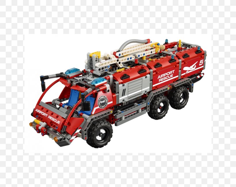 Amazon.com Lego Technic Toy LEGO 42068 Technic Airport Rescue Vehicle, PNG, 650x650px, Amazoncom, Lego, Lego Minifigure, Lego Technic, Machine Download Free