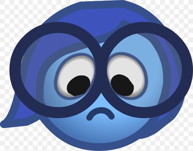 Emoticon Sadness YouTube Emoji Clip Art, PNG, 1733x1361px, Emoticon, Blue, Emoji, Emote, Eye Download Free