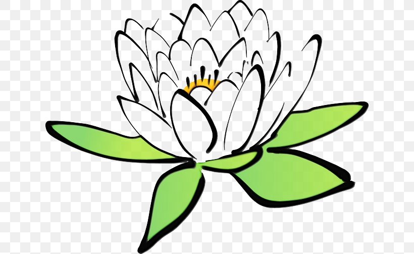 Lily Flower Cartoon, PNG, 640x503px, Nymphaea Nelumbo, Aquatic Plant, Blackandwhite, Coloring Book, Drawing Download Free