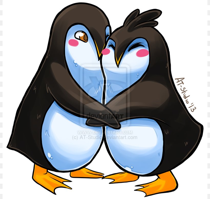 Baby Penguins Hug Drawing Clip Art, PNG, 800x780px, Penguin, Animal, Baby Penguins, Beak, Bird Download Free