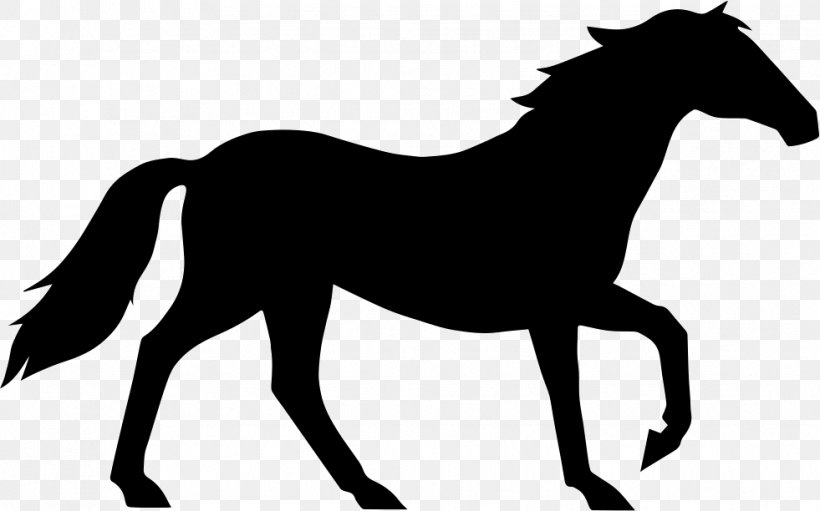 Animals On White Horse Silhouette Drawing Vector Graphics, PNG, 981x612px, Horse, Animal, Black And White, Bridle, Colt Download Free