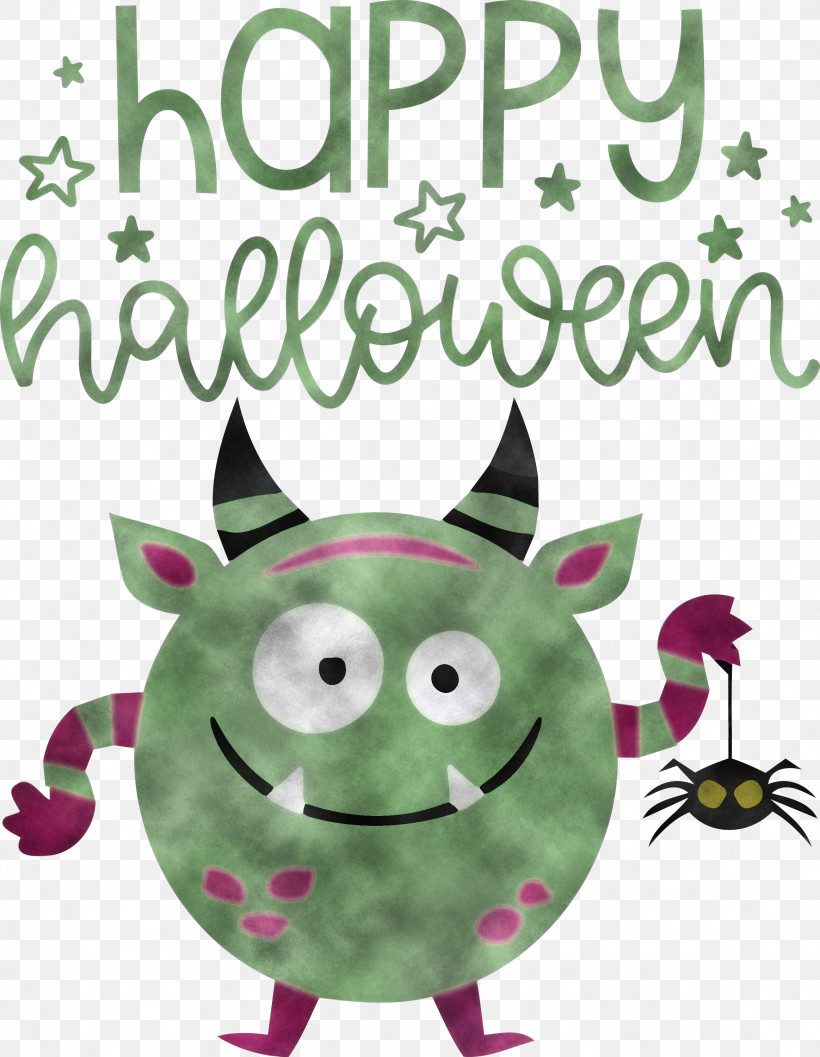 Happy Halloween, PNG, 2327x3000px, Happy Halloween, Cartoon, Happiness, Leaf, Logo Download Free