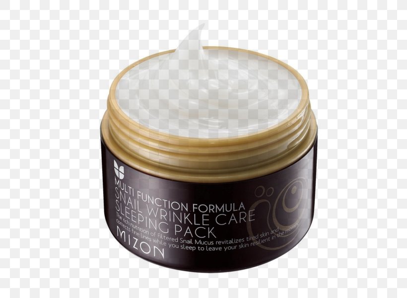 MIZON Snail Wrinkle Care Sleeping Pack Mizon All In One Snail Repair Cream Skin Care Cosmetics, PNG, 600x600px, Wrinkle, Antiaging Cream, Cosmetics, Cream, Face Download Free