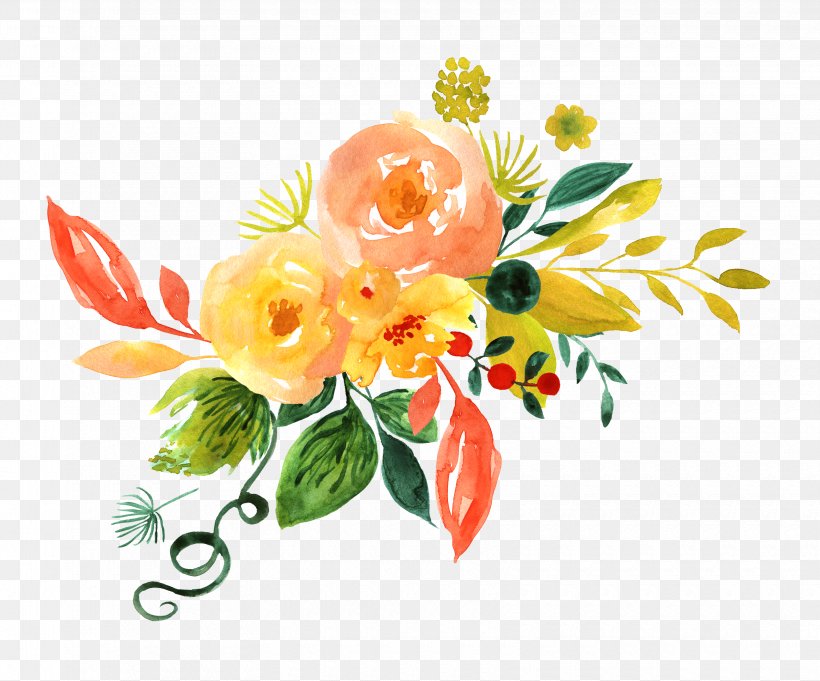 Watercolor Painting Floral Design Adobe Illustrator Clip Art, PNG, 3320x2760px, Watercolor Painting, Color, Cut Flowers, Dahlia, Drawing Download Free