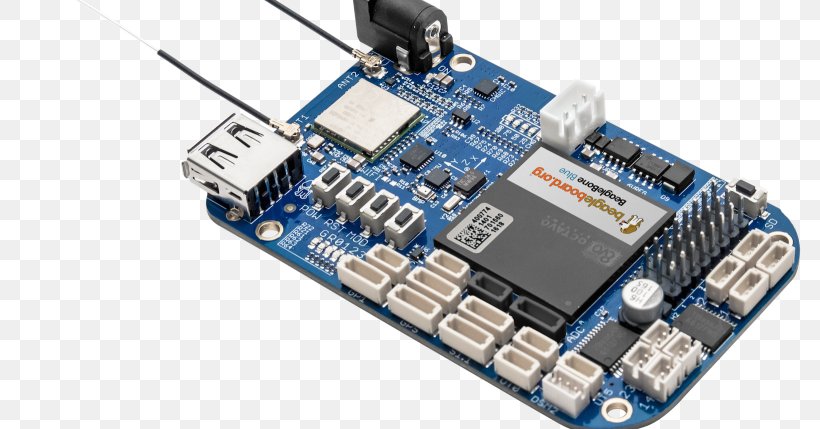 BeagleBone: Creative Projects For Hobbyists BeagleBoard Pinout Embedded System Microprocessor Development Board, PNG, 800x429px, Beagleboard, Arm Cortexa8, Capacitor, Circuit Component, Computer Download Free