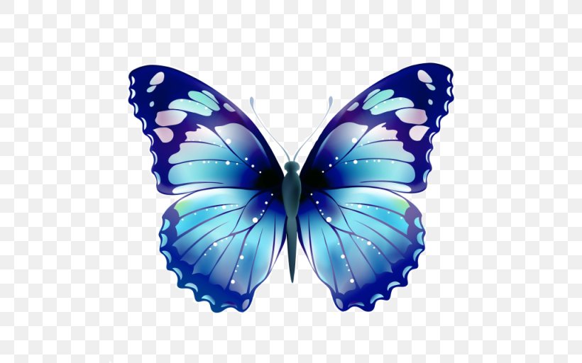 Butterfly Insect Brush-footed Butterflies Clip Art, PNG, 512x512px, Butterfly, Arthropod, Blue, Brush Footed Butterfly, Brushfooted Butterflies Download Free