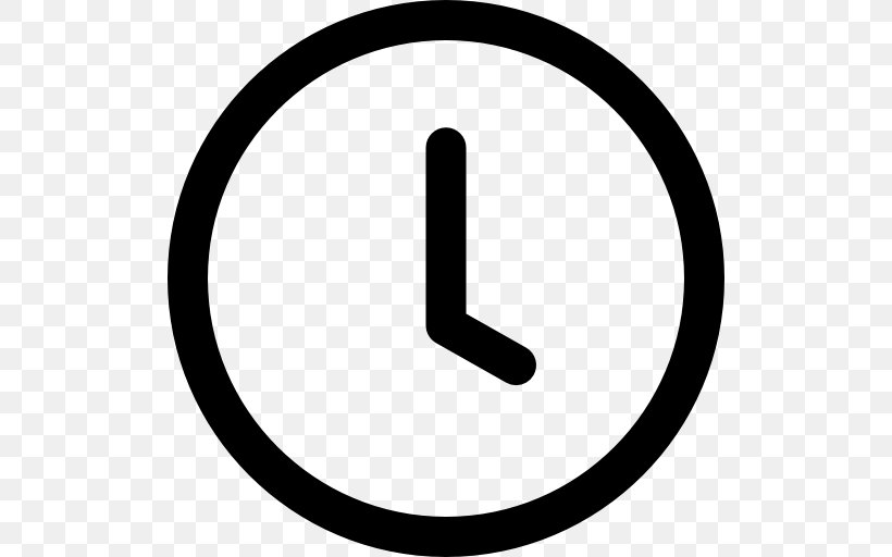 Time & Attendance Clocks Symbol, PNG, 512x512px, Time Attendance Clocks, Area, Black And White, Business, Clock Download Free