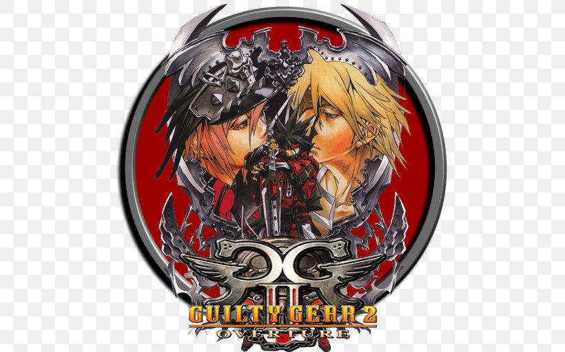 Guilty Gear 2: Overture Xbox 360 Guilty Gear XX Guilty Gear Dust Strikers Video Game, PNG, 512x512px, Watercolor, Cartoon, Flower, Frame, Heart Download Free