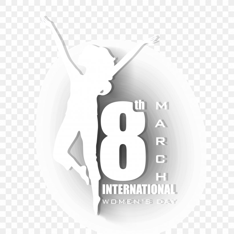 International Womens Day Woman March 8, PNG, 2025x2025px, International Womens Day, Black And White, Brand, Logo, March 8 Download Free