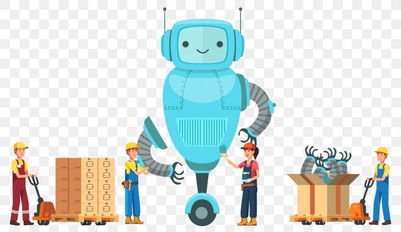Robot Technology Illustration Artificial Intelligence Euclidean Vector, PNG, 1500x870px, Robot, Android, Artificial Intelligence, Bionics, Cartoon Download Free