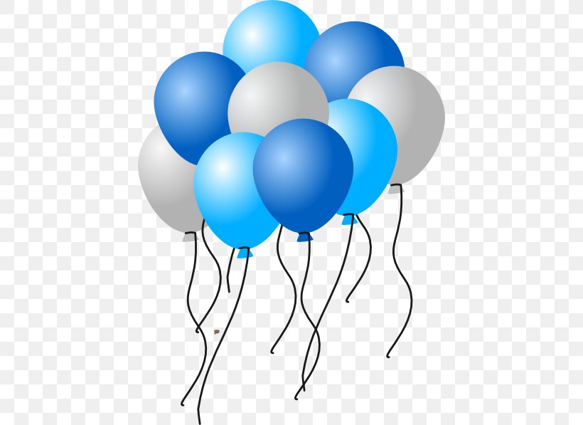 Balloon Greeting & Note Cards Birthday Clip Art, PNG, 432x597px, Balloon, Baby Blue, Birthday, Blue, Color Download Free