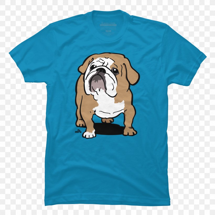 Bulldog T-shirt Hoodie Clothing, PNG, 1800x1800px, Bulldog, All Over Print, Bluza, British Bulldogs, Carnivoran Download Free