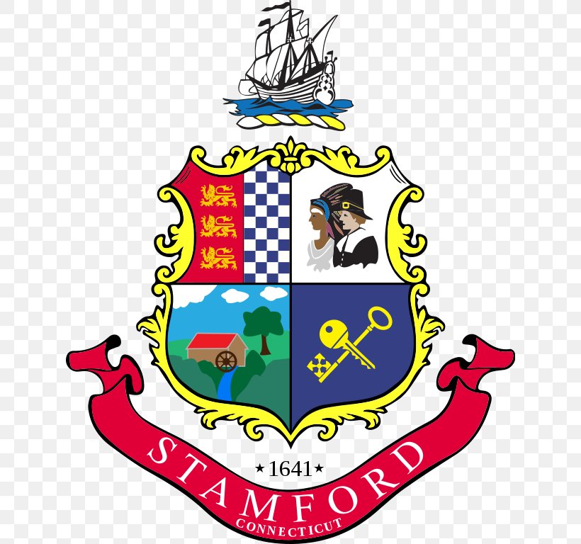 Stamford Bridgeport Flag Of Connecticut City, PNG, 634x768px, Stamford, Area, Artwork, Bridgeport, City Download Free