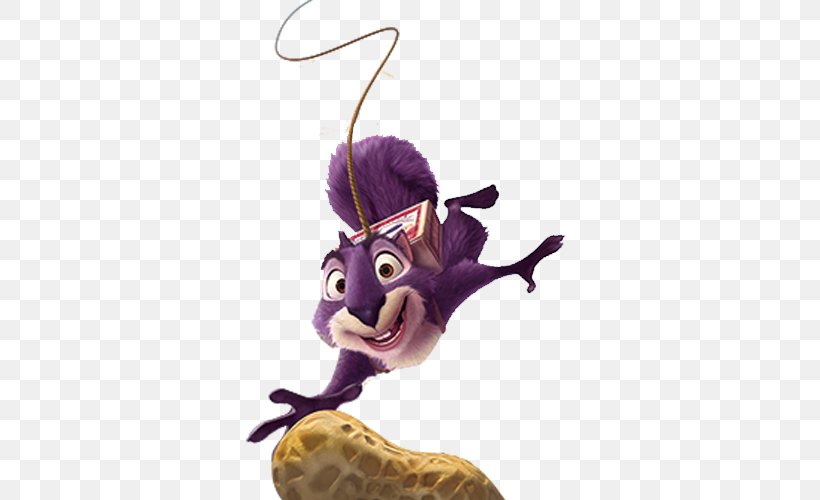 Surly Andie Purple Squirrel Film Animation, PNG, 500x500px, Surly, Andie, Animation, Annabelle Creation, Cal Brunker Download Free