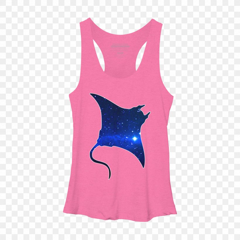 T-shirt Sleeve Neck Pink M, PNG, 1800x1800px, Tshirt, Active Tank, Magenta, Manta Ray, Neck Download Free