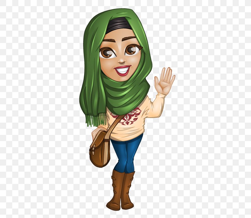 Arabs Woman Hijab Clip Art, PNG, 377x711px, Watercolor, Cartoon, Flower, Frame, Heart Download Free
