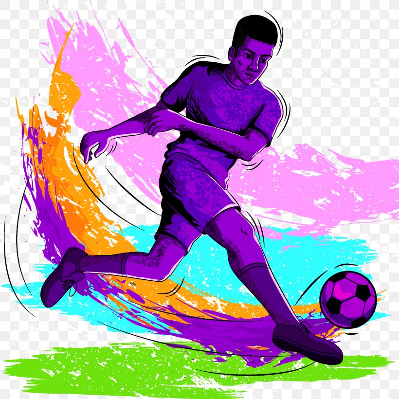 Euclidean Vector Football Illustration, PNG, 2244x2244px, Football, Art, Fictional Character, Human Behavior, Joint Download Free