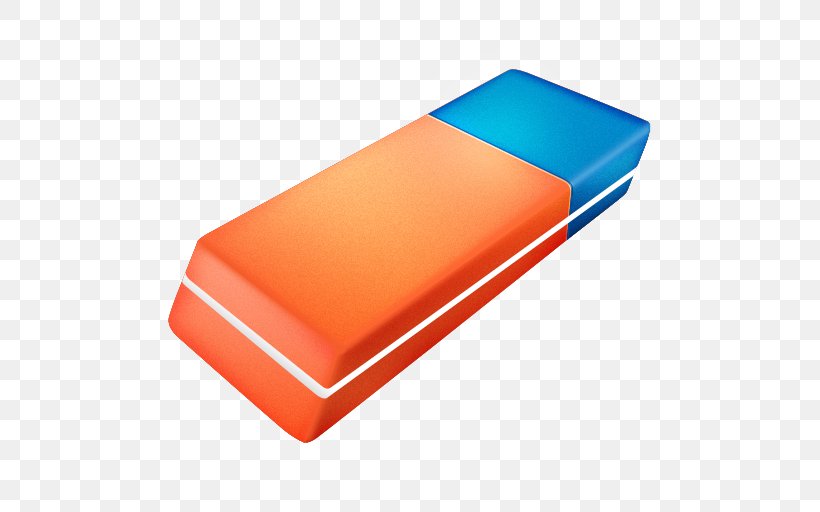 Orange Rectangle, PNG, 512x512px, Eraser, Chalkboard Eraser, Drawing, Icon Design, Orange Download Free