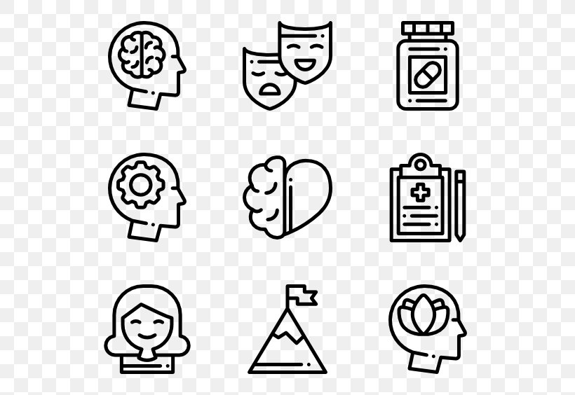 Psychology, PNG, 600x564px, Symbol, Area, Black, Black And White, Brand Download Free