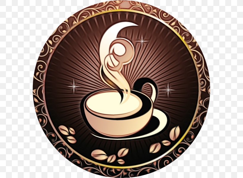Coffee, PNG, 600x600px, Watercolor, Coffee, Cup, Paint, Serveware Download Free