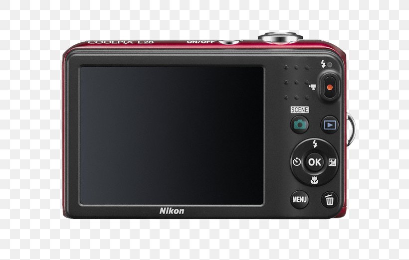 Nikon COOLPIX L28 Point-and-shoot Camera Still Camera, PNG, 700x522px, Camera, Camera Lens, Cameras Optics, Digital Camera, Digital Cameras Download Free