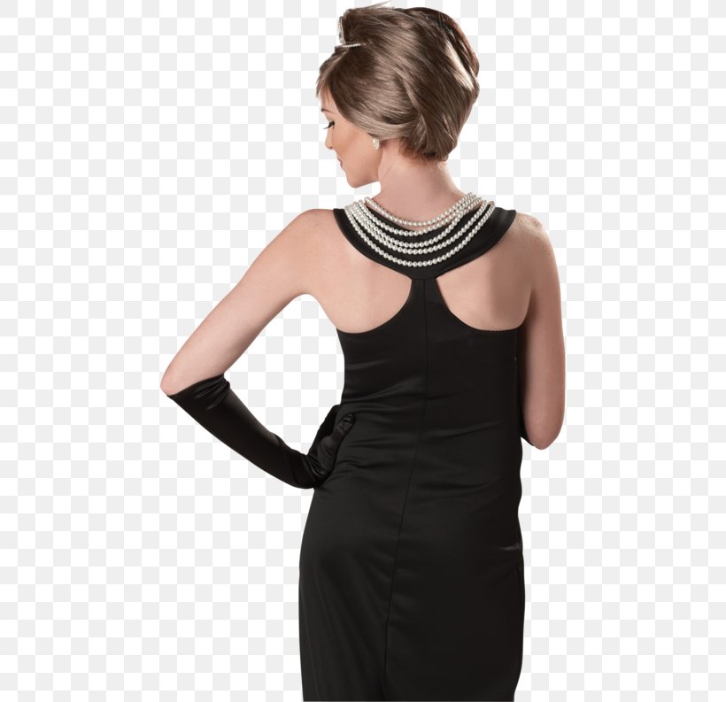 Black Givenchy Dress Of Audrey Hepburn Holly Golightly Tiffany & Co. Costume Breakfast At Tiffany's, PNG, 500x793px, Holly Golightly, Audrey Hepburn, Black, Clothing, Cocktail Dress Download Free