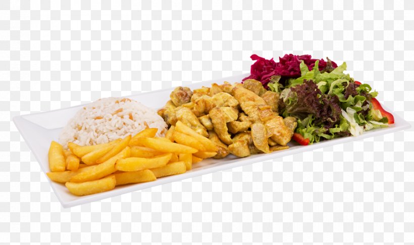 French Fries Chicken Curry Barbecue Sauce Pilaf Schnitzel, PNG, 900x533px, French Fries, American Food, Barbecue Sauce, Chicken As Food, Chicken Curry Download Free