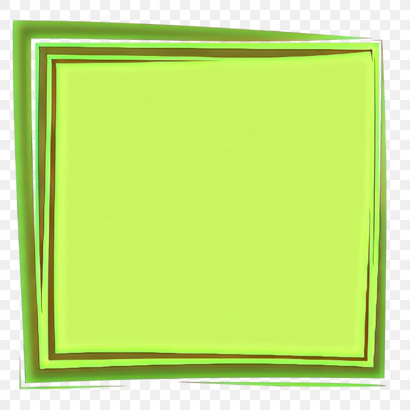 Background Green, PNG, 1280x1280px, Picture Frames, Green, Rectangle, Yellow Download Free