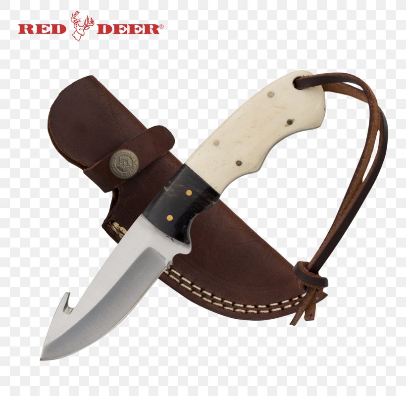 Bowie Knife Hunting & Survival Knives Tang Red Deer, PNG, 800x800px, Bowie Knife, Blade, Cold Weapon, Cutlery, Drop Point Download Free