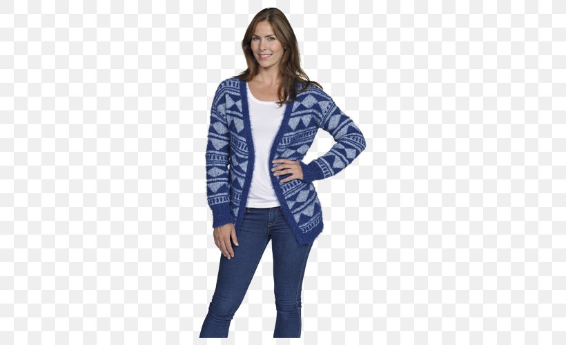 Cardigan Cobalt Blue Jacket Sleeve Jeans, PNG, 500x500px, Cardigan, Blue, Clothing, Cobalt, Cobalt Blue Download Free