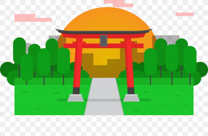 Itsukushima Euclidean Vector Torii Miu1ebfu, PNG, 6779x4433px, Itsukushima, Art, Brand, Gate, Grass Download Free