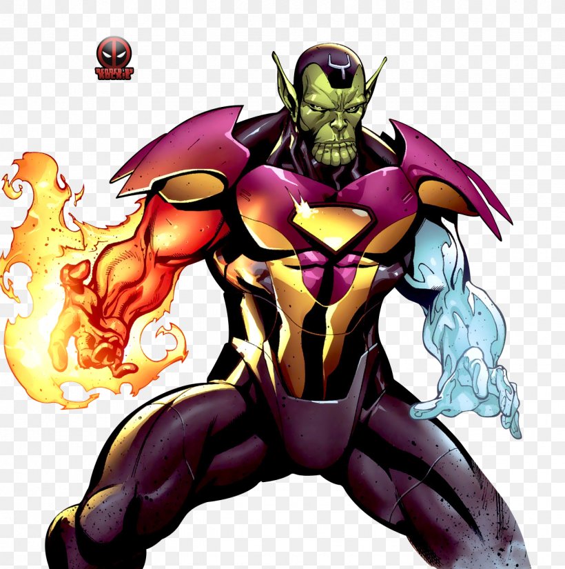 Super-Skrull Human Torch Sunspot Fantastic Four, PNG, 1327x1336px, Superskrull, Action Figure, Character, Chitauri, Comic Book Download Free