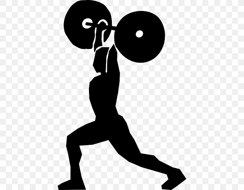 Weight Training Olympic Weightlifting Clip Art, PNG, 432x640px, Weight Training, Arm, Balance, Black And White, Bodybuilding Download Free