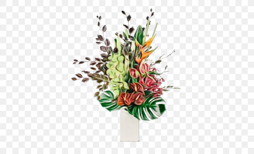 Artificial Flower, PNG, 500x500px, Watercolor, Anthurium, Artificial Flower, Bouquet, Cut Flowers Download Free