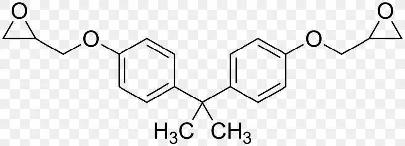 Bisphenol A Diglycidyl Ether ChemDraw Propane, PNG, 1920x693px, Bisphenol A, Area, Bisphenol A Diglycidyl Ether, Black And White, Brand Download Free