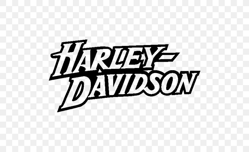 Harley-Davidson Motorcycle Sticker Car Decal, PNG, 500x500px, Harleydavidson, Area, Black And White, Brand, Bumper Sticker Download Free