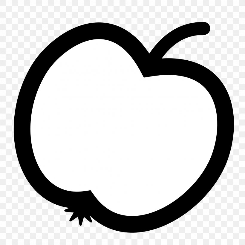 Apple Clip Art, PNG, 1969x1969px, Apple, Artwork, Black And White, Free Content, Heart Download Free