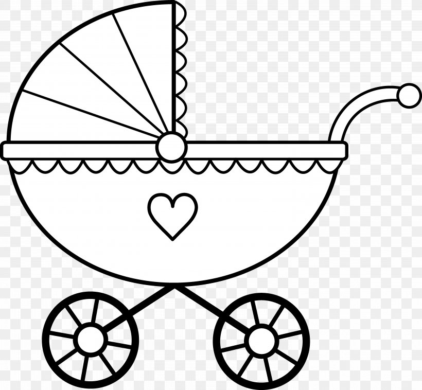 Baby Transport Infant Carriage Clip Art, PNG, 5928x5481px, Baby Transport, Area, Black, Black And White, Carriage Download Free