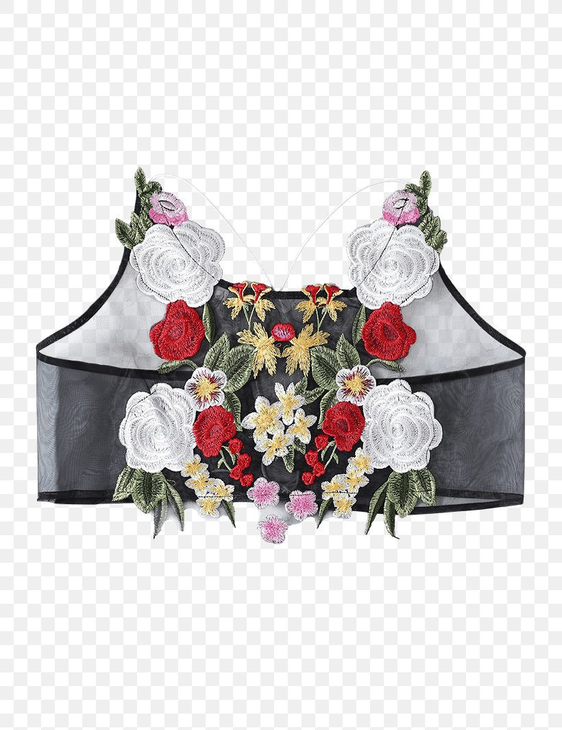 Floral Design T-shirt Sleeveless Shirt Crop Top, PNG, 800x1064px, Floral Design, Clothing, Crop Top, Cut Flowers, Dress Download Free