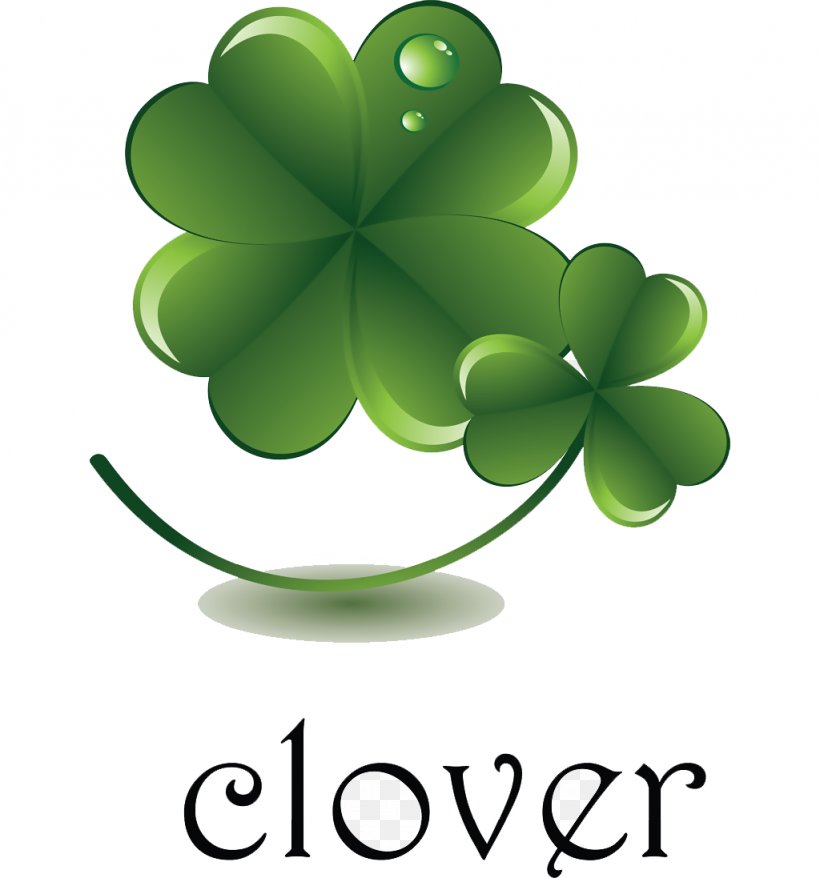Four-leaf Clover Shamrock Clip Art, PNG, 1024x1097px, Clover, Fourleaf Clover, Green, Illustrator, Leaf Download Free