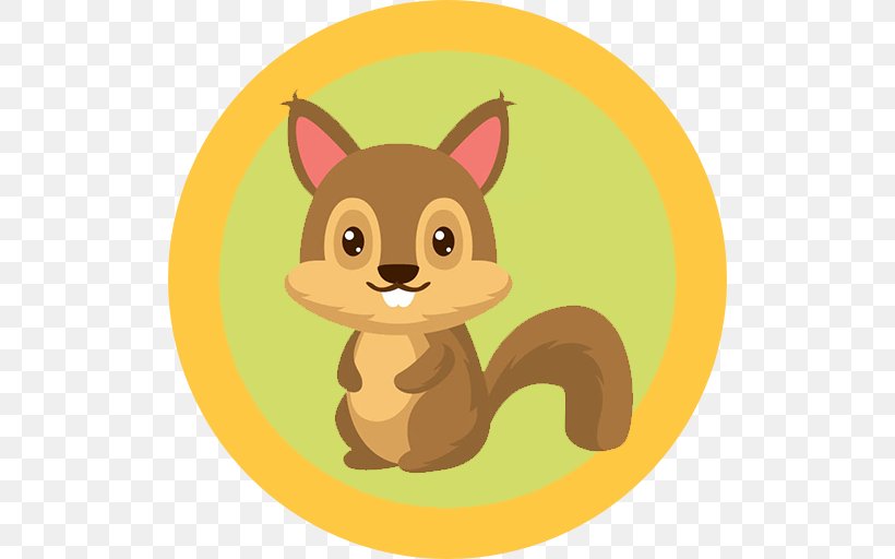 Squirrel Vector Graphics Illustration Animal Cartoon, PNG, 512x512px, Squirrel, Animal, Artist, Cartoon, Deviantart Download Free