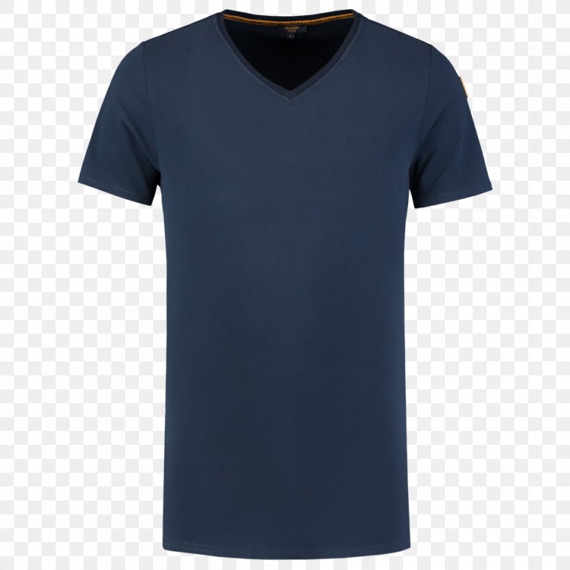 T-shirt Neckline Top Sleeve, PNG, 1000x1000px, Tshirt, Active Shirt, Blue, Clothing, Cobalt Blue Download Free