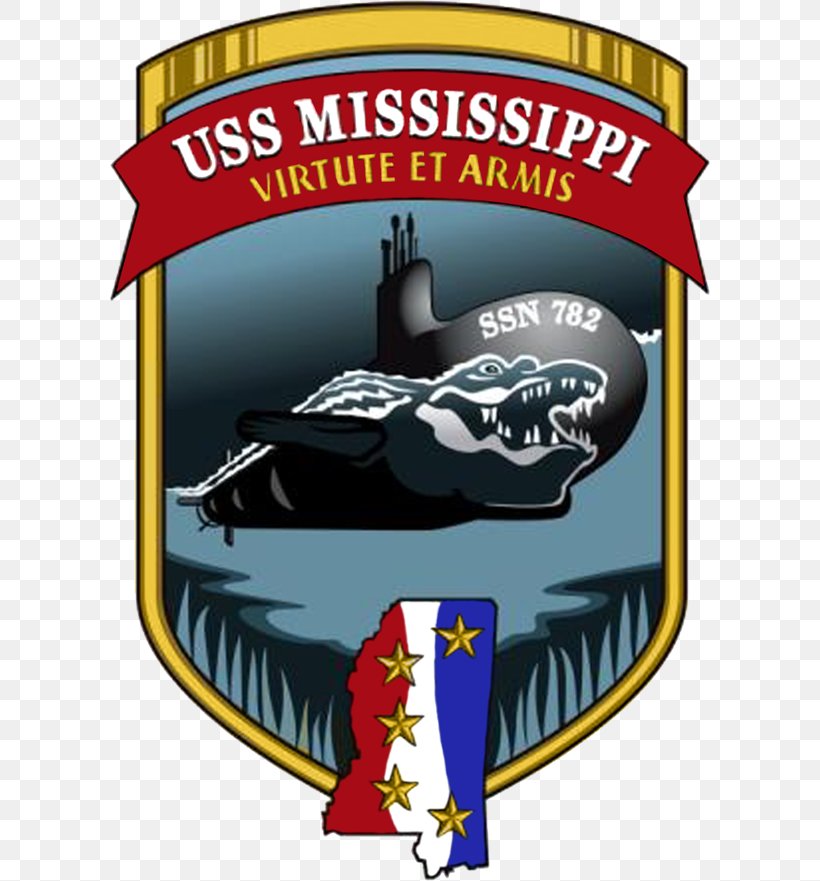 USS Mississippi (SSN-782) United States Navy Virginia-class Submarine, PNG, 600x881px, Mississippi, Attack Submarine, Banner, Brand, Emblem Download Free