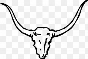Onghorn Icon - Bull Horn Vector Graphics Cattle Illustration PNG