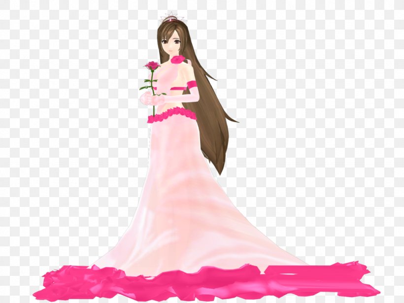 Gown The Dress Meiko MikuMikuDance, PNG, 1024x768px, Watercolor, Cartoon, Flower, Frame, Heart Download Free