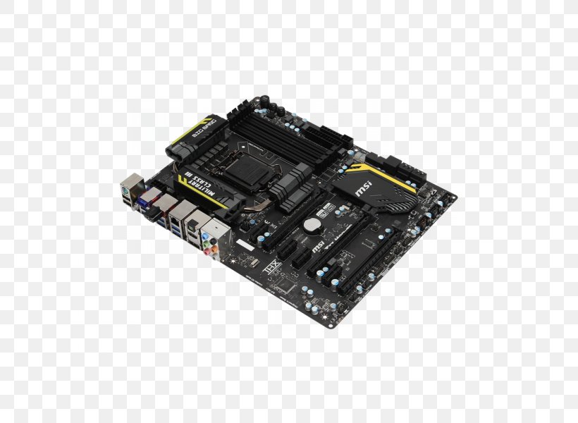 MSI Z77 MPower Motherboard LGA 1155 Land Grid Array, PNG, 600x600px, Motherboard, Atx, Computer, Computer Component, Computer Hardware Download Free